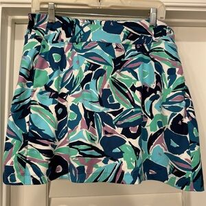 Title Nine Dream Swing Skirt in Aalsmeer pattern size L